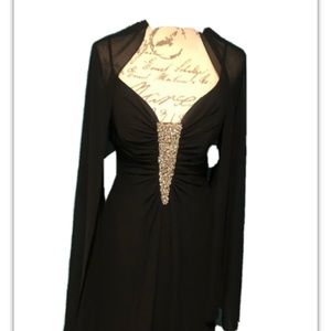 Vintage black Alfred Angelo formal gown size 6